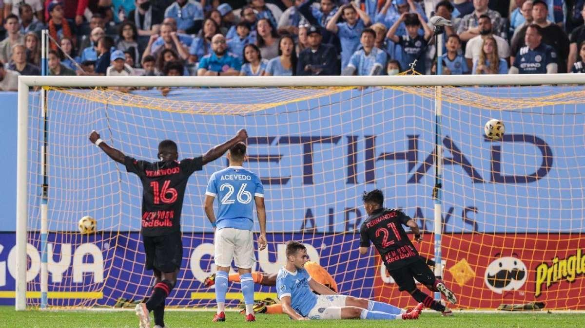 NYCFC 0-1 Red Bulls: the Blues defeated in the Hudson River Derby