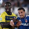 I numeri di Como-Parma: lariani superiori in tutto. Corvi compie più parate