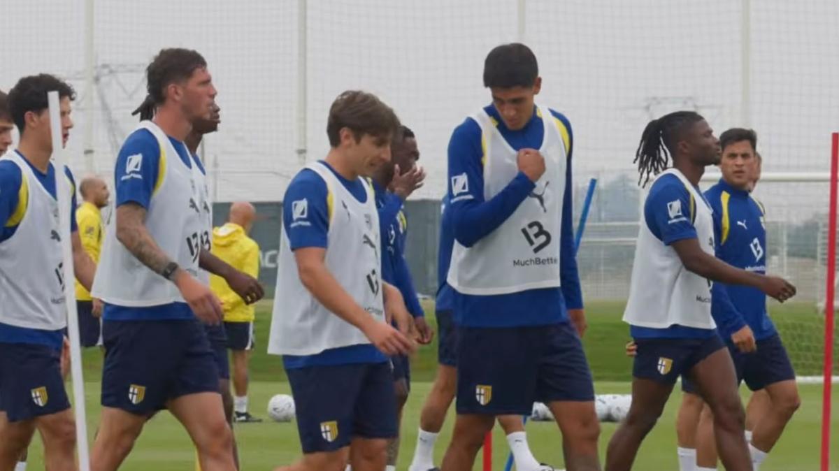 Le ultime da Collecchio: Bernabé, Delprato e Frigan oggi in gruppo. C'è anche Keita