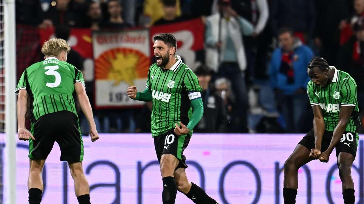 Serie A, disastro Fiorentina, il Sassuolo sogna: al Mapei finisce 3-1