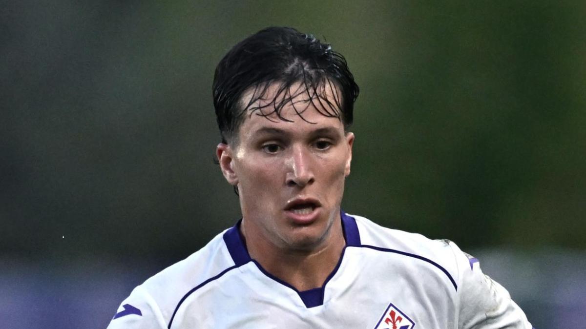 Fabbian in maglia Fiorentina