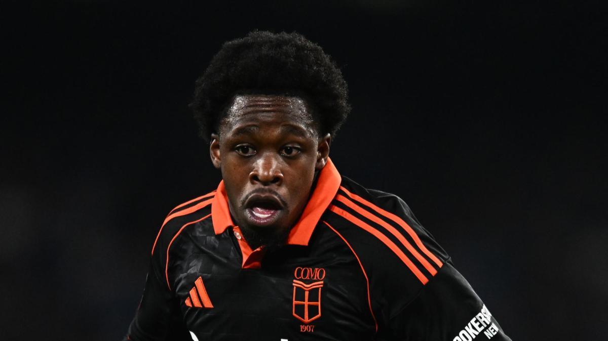 Como, infortunio e cambio obbligato per Addai contro il Torino: le sue condizioni
