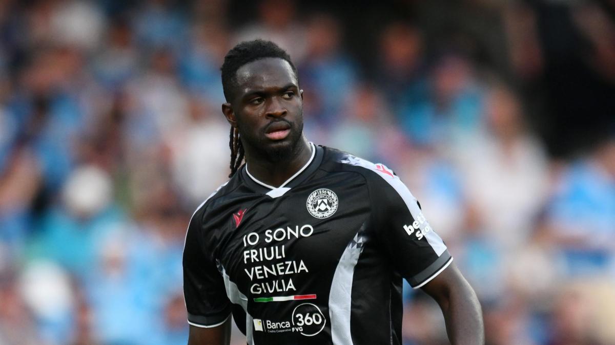 Udinese, si ferma Solet: secondo cambio nel primo tempo contro la Lazio