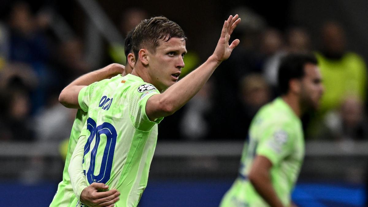Barcellona, cattive notizie per Flick: Dani Olmo fuori un mese per infortunio