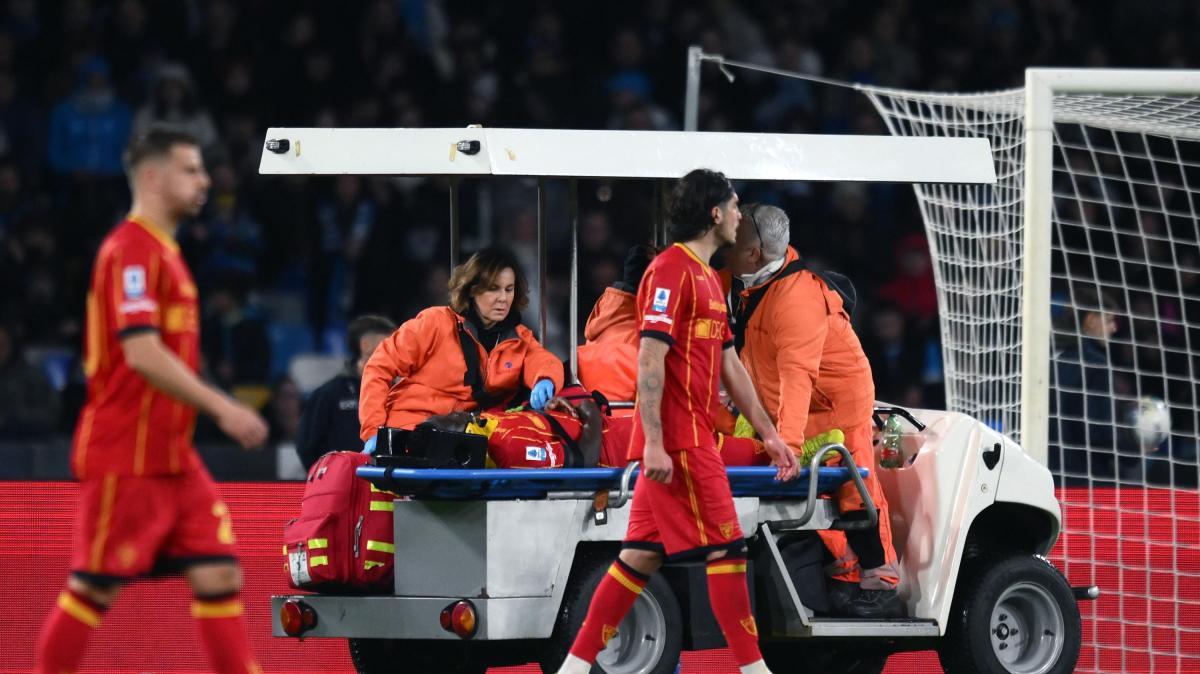 Lecce, infortunio per Banda: il comunicato del club
