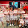 Tutti i partecipanti al Grifo Summer Camp premiati da mister Giovanni Tedesco