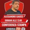 In diretta su Umbria Tv la conferenza stampa di Alessandro Gaucci e di Arena Curi