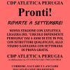 Mercoledì 16 settembre alle 17.15 al Santa Giuliana l'Open Day del "Cdp Atletica Perugia"