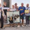 Il fascino di San Savino di Magione nelle opere di un'estemporanea: tante emozioni al paese-bomboniera del Lago Trasimeno