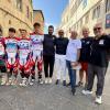 Piazza IV Novembre a Perugia gremita in occasione del “Moto Incontro Fabio Celaia”