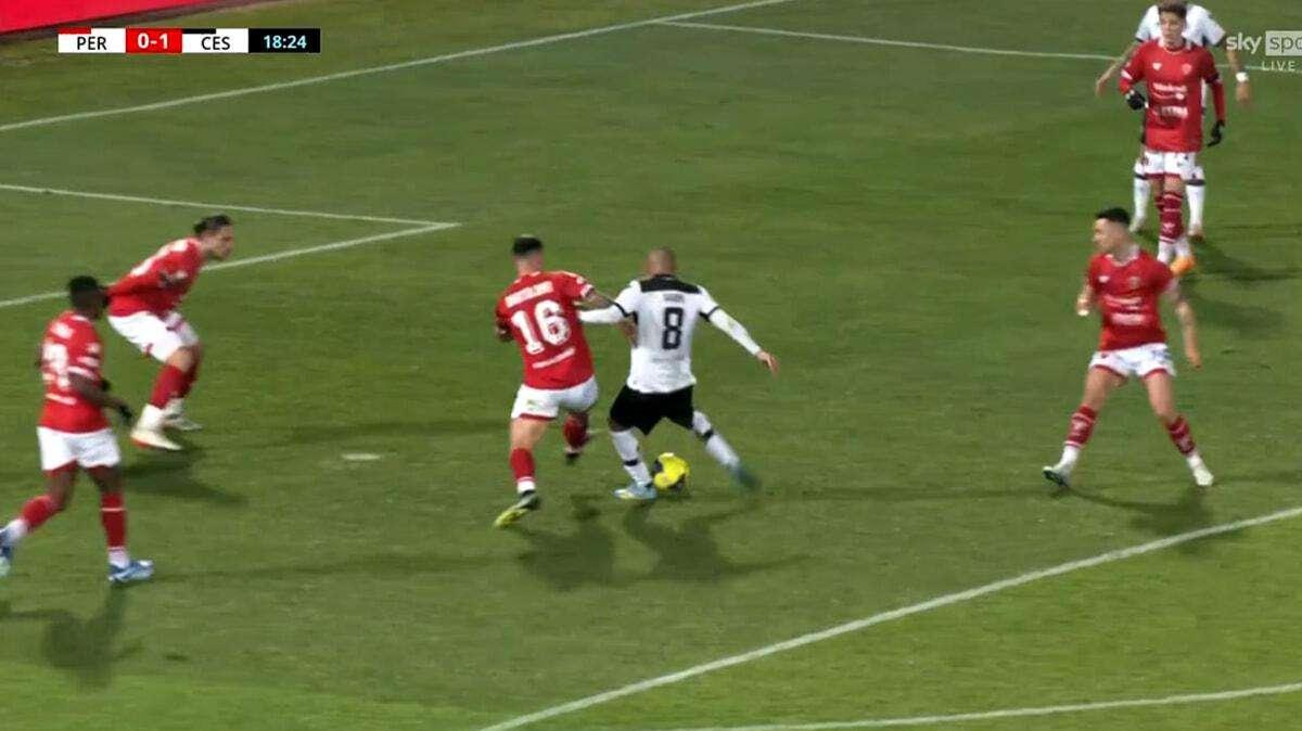 Così è andata la partita al Curi tra Perugia e Cesena vinta 3-0 dai romagnoli