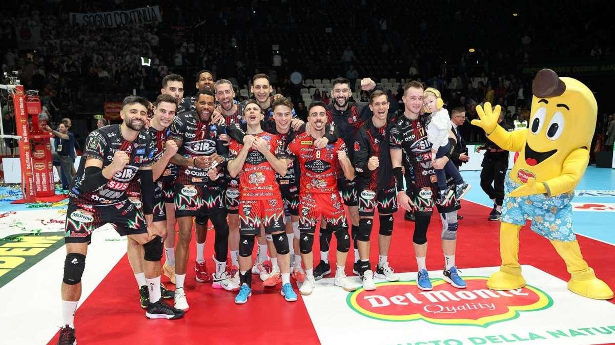 La Sir Susa Vim Perugia è in finale di Coppa Italia! Ace conclusivo di Leon!