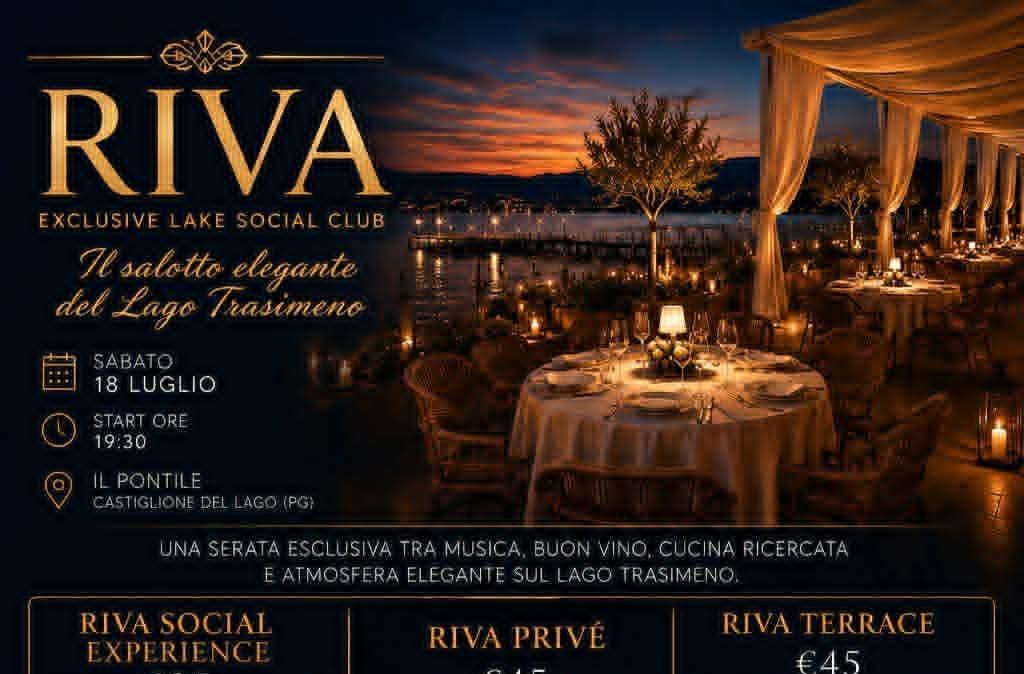 L'appuntamento "exclusive" dell'estate a Castiglione del Lago il prossimo 18 luglio