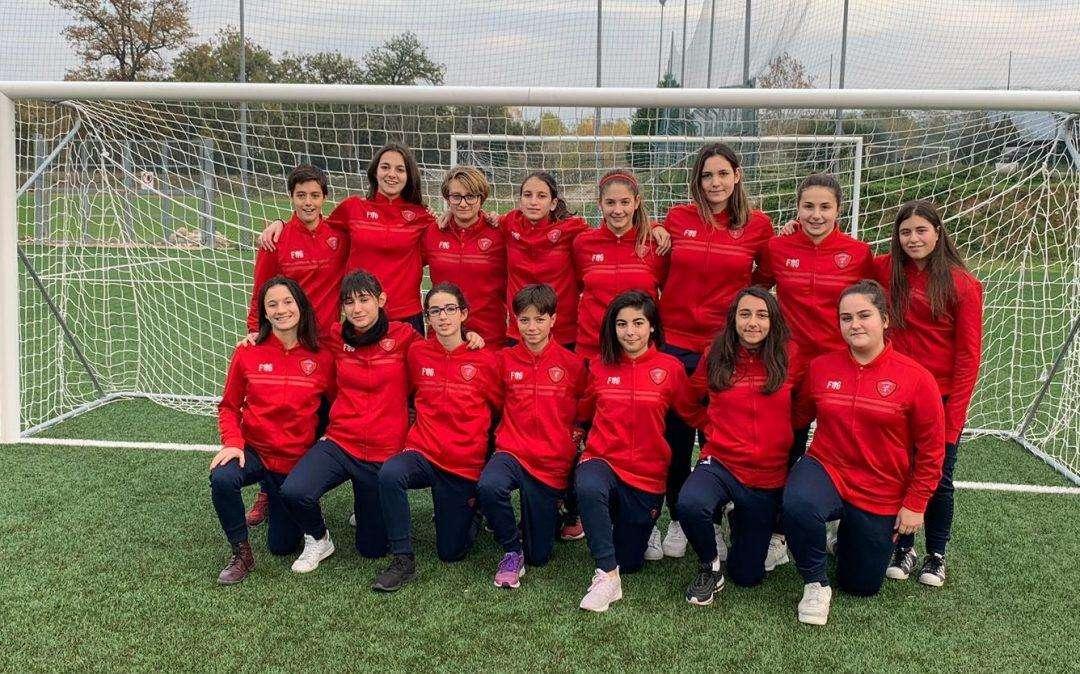 L'Under 15 di calcio femminile del Perugia vittoriosa contro il Celano nei playoff interregionali