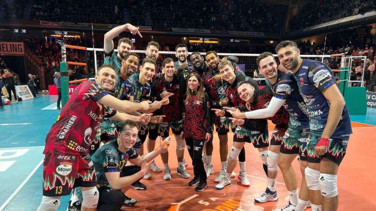 Una grande Sir Perugia sbanca Berlino e continua a sognare la sua prima Champions League 