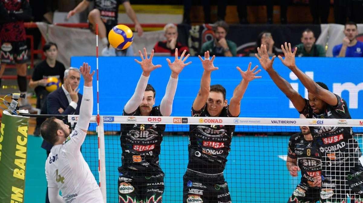 Il programma delle gare di oggi nella Superlega di volley maschile: alle 18 si gioca Modena-Sir Safety Susa Perugia