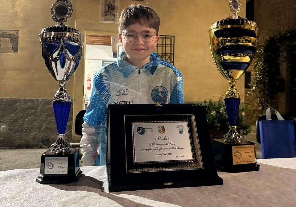 E' di Ripa il più bravo giovane d'Europa con le freccette! Complimenti Cristian!
