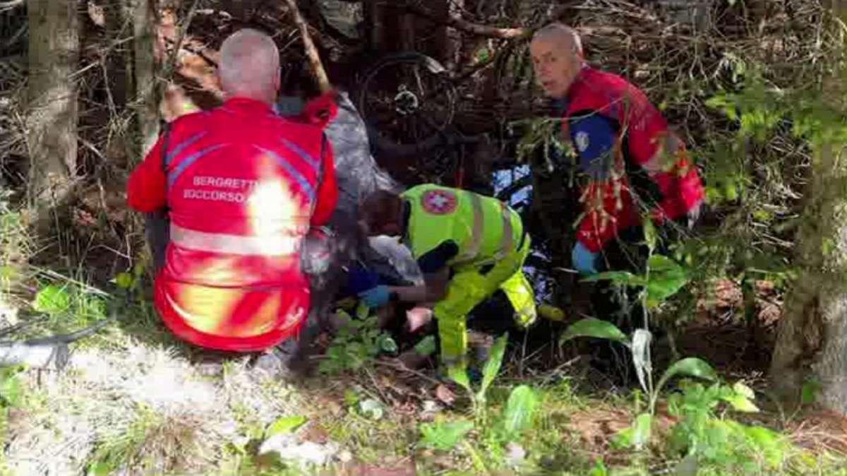 Ricoverato in ospedale a Bolzano il perugino caduto in bici alle Dolomiti