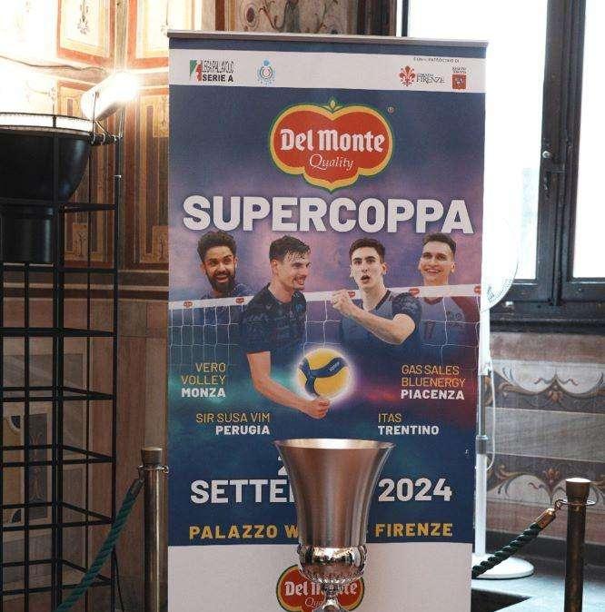 La final four della Supercoppa di Superlega maschile di volley: si gioca a Firenze il 21 e 22 settembre