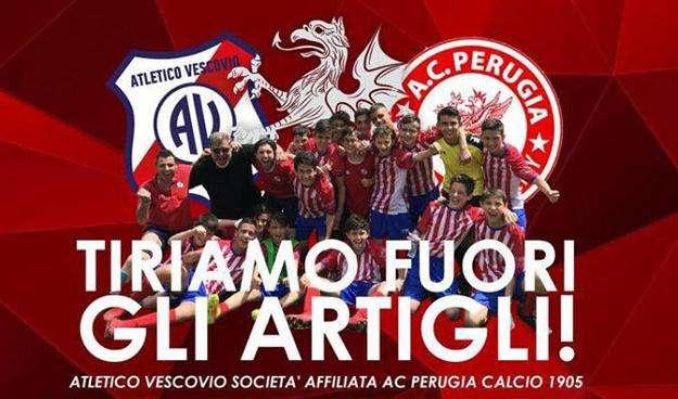 Confermata l'affiliazione dell'Atletico Vescovio al Perugia
