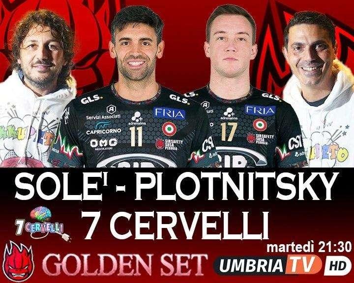 Stasera alle 21.30 su Umbria Tv la trasmissione di volley "Golden Set" sulla Sir Safety Susa Perugia