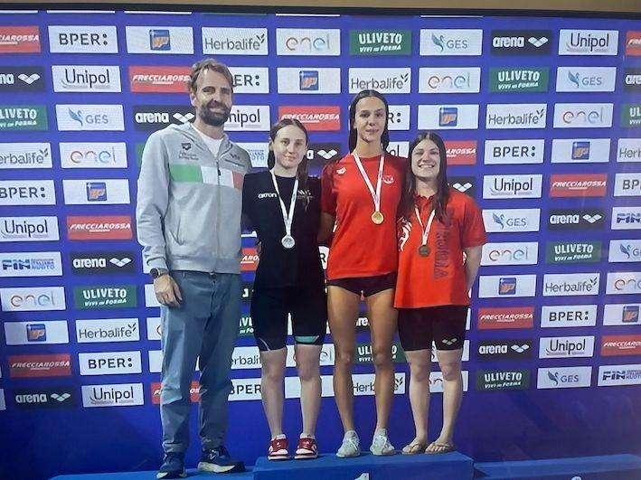 Le atlete della Libertas Rari Nantes Perugia protagoniste ai campionati italiani giovanili di Riccione