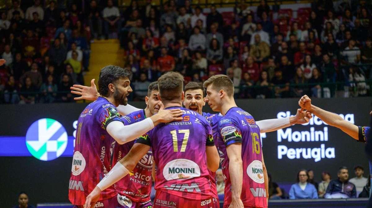 La Sir Susa Vim Perugia pronta alla sfida di ritorno con Modena nei playoff scudetto