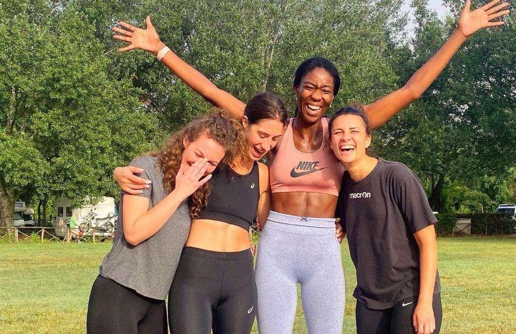 Il ritorno a Castiglione del Lago di Stefania Okaka! "Finalmente un allenamento dal vivo con le mie allieve umbre"