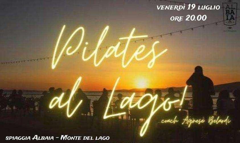Venerdi al tramonto il pilates torna al Trasimeno: appuntamento con Agnese Belardi a Monte del Lago