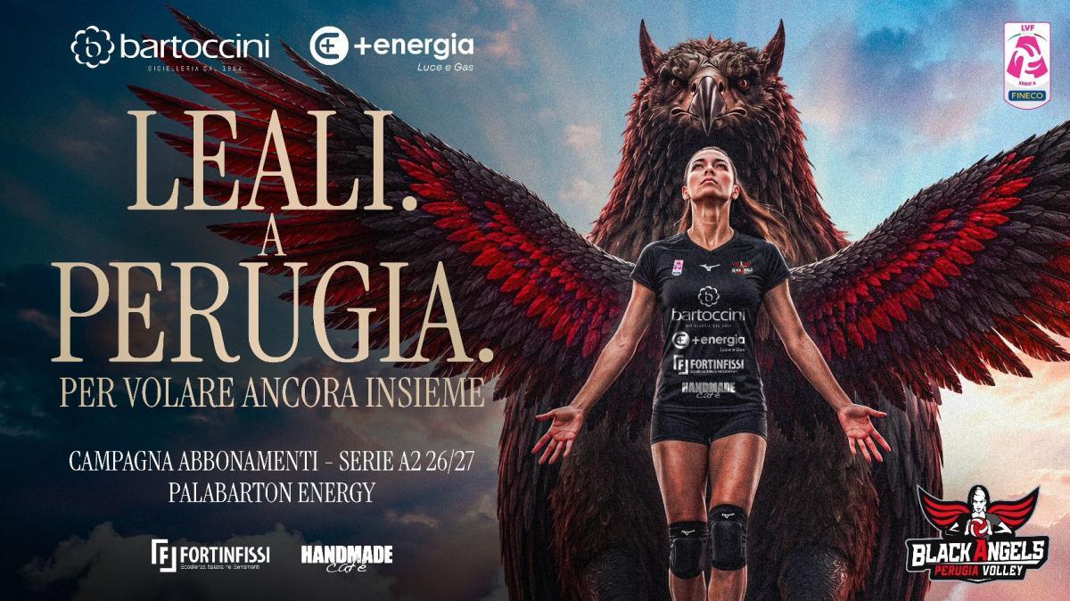 La Bartoccini Perugia lancia la campagna abbonamenti per il campionato di A2 di volley femminile