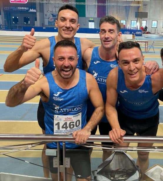 Quattri "ragazzi" d'oro! Tricolore con record nella staffetta per Giovanni, Raffaele, Ivan e Antonino