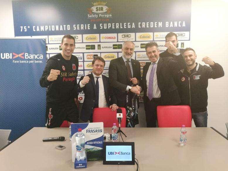 "Fidanzamento" tra Sir Safety Conad Perugia e Ubi Banca per crescere insieme!