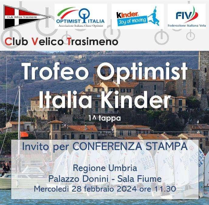 Vela: oggi la conferenza stampa della prima tappa del Trofeo Optimist Italia Kinder Joy of Moving 2024