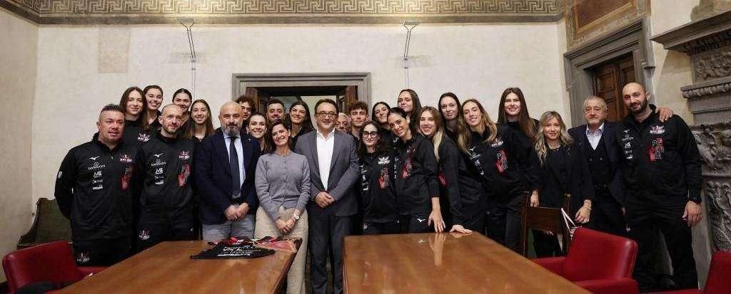 La Bartoccini è stata ricevuta in Comune dalla sindaca Ferdinandi e dall'assessore Vossi