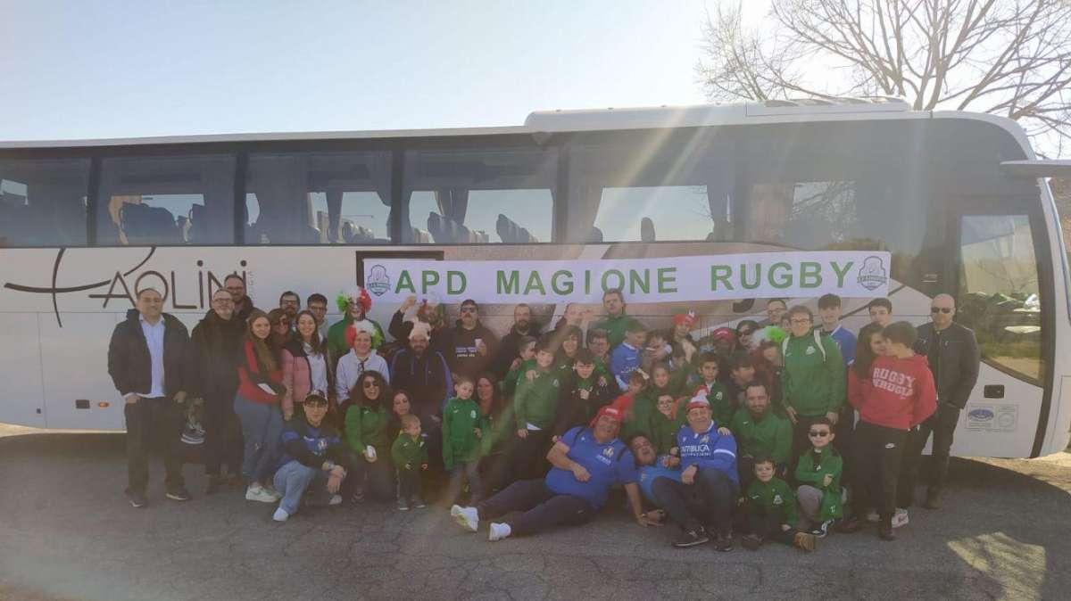 Da Magione al seguito della nazionale azzurra di rugby con l'Apd Fortitudo