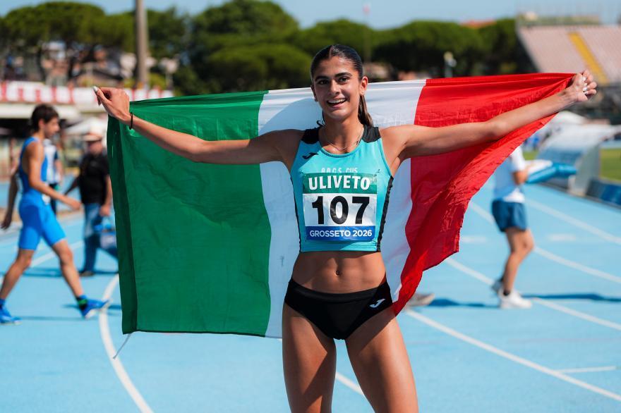 Eccezionale la perugina Bianca Baiocco! Campionessa italiana allievi negli 800 metri! Tutti i risultati