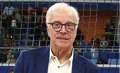 Quel perugino "felice" per la vittoria dell'Allianz Milano contro la Sir al PalaBarton! E' il vice del presidente Fusaro