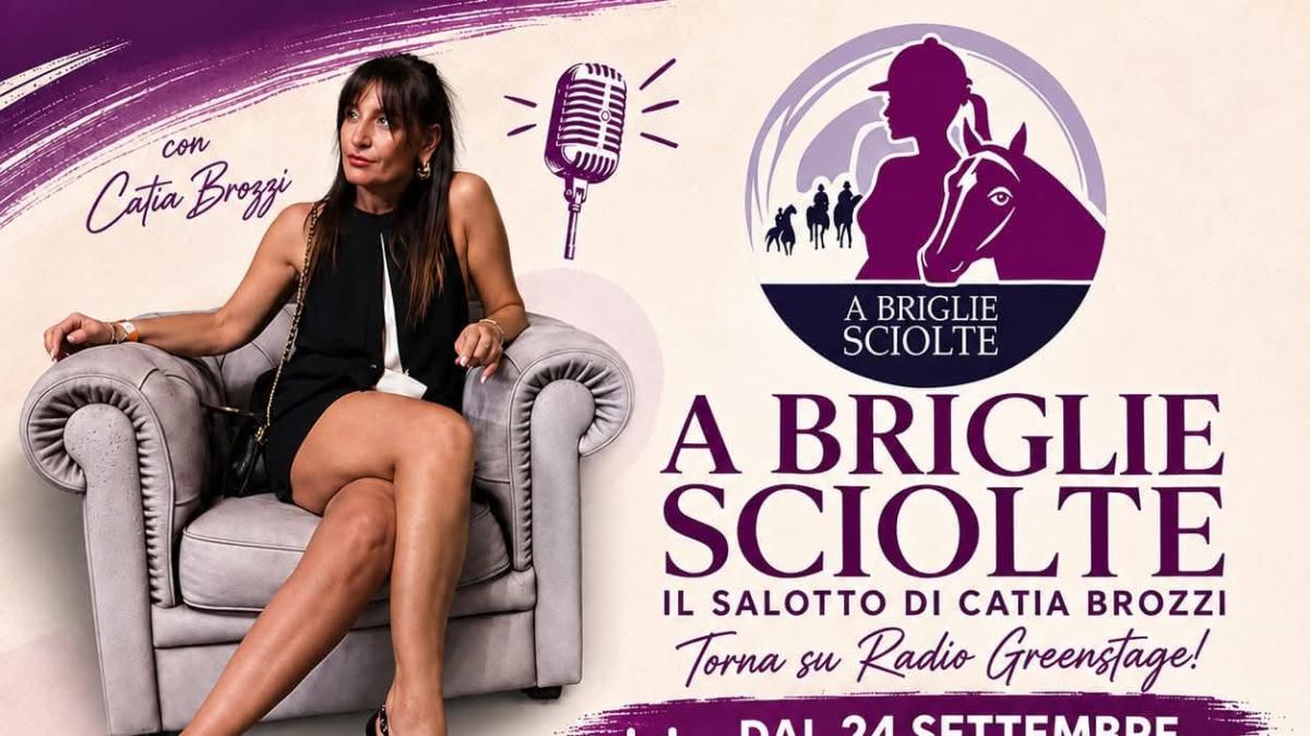 Riparte giovedì 24 settembre alle ore 18 su RGS Radio "A briglie sciolte", trasmissione sui cavalli condotta da Catia Brozzi