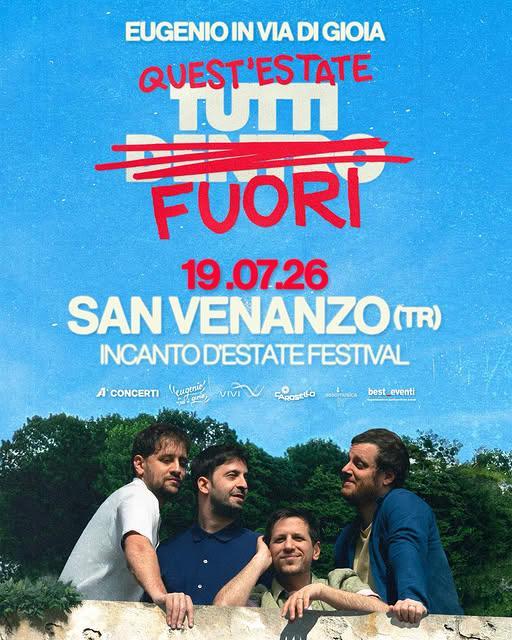 E' saltato il concerto di Nicolò Filippucci a San Venanzo: cambio di programma per il festival “In... Canto d’Estate”