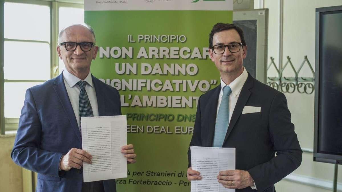 "Non arrecare una danno significativo all'ambiente": convegno dell'Università per Stranieri insieme a Gesenu e Regione