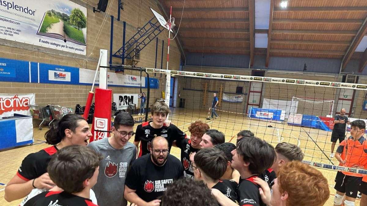 Vola l'Under 15 della Sir Perugia: nelle finali è entrata tra le prime 16 d'Italia