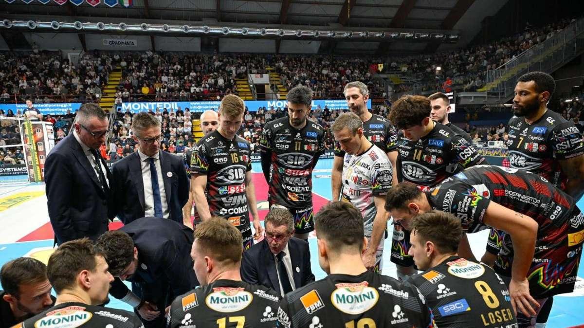 Domenica la Sir Susa Vim Perugia in casa contro Monza per difendere il primato in classifica