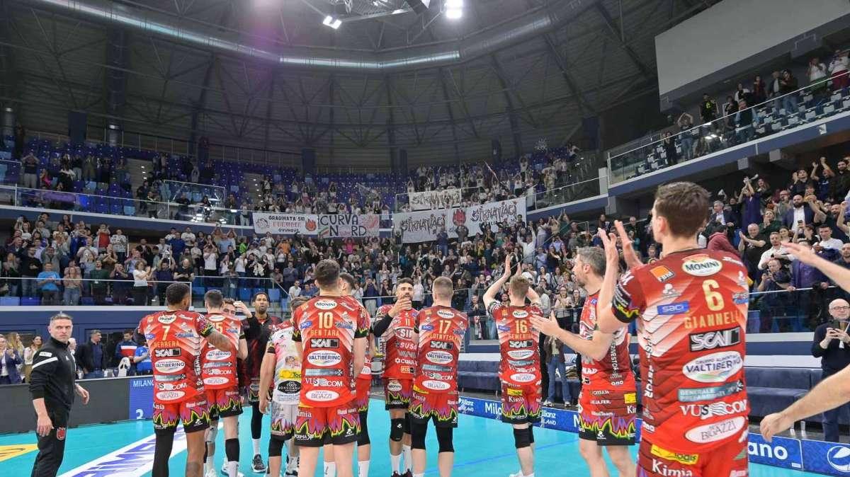 La Sir Susa Vim Perugia perde a Milano: domenica si replica al PalaBarton