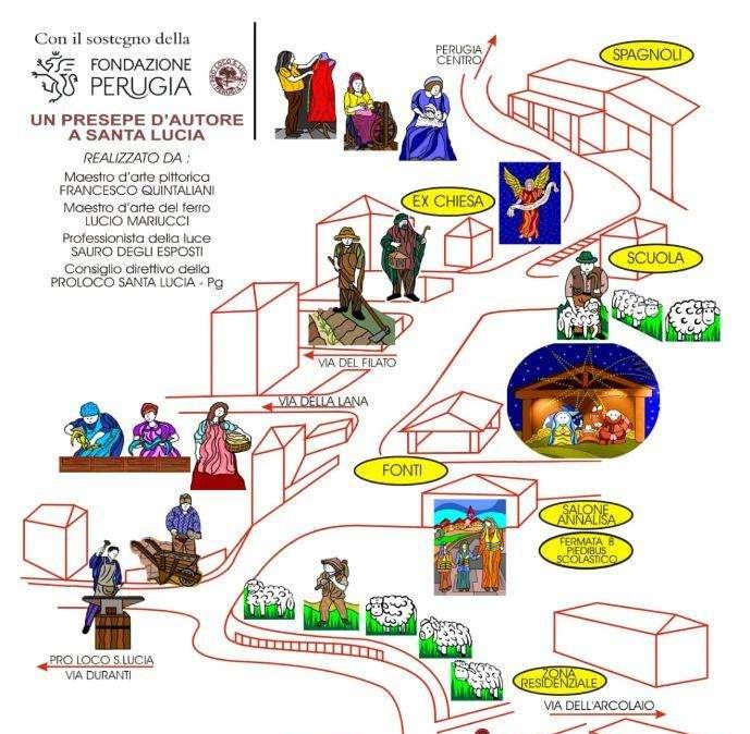 Da oggi Santa Lucia avrà il suo presepe! Inaugurazione e il via agli eventi natalizi nel quartiere perugino