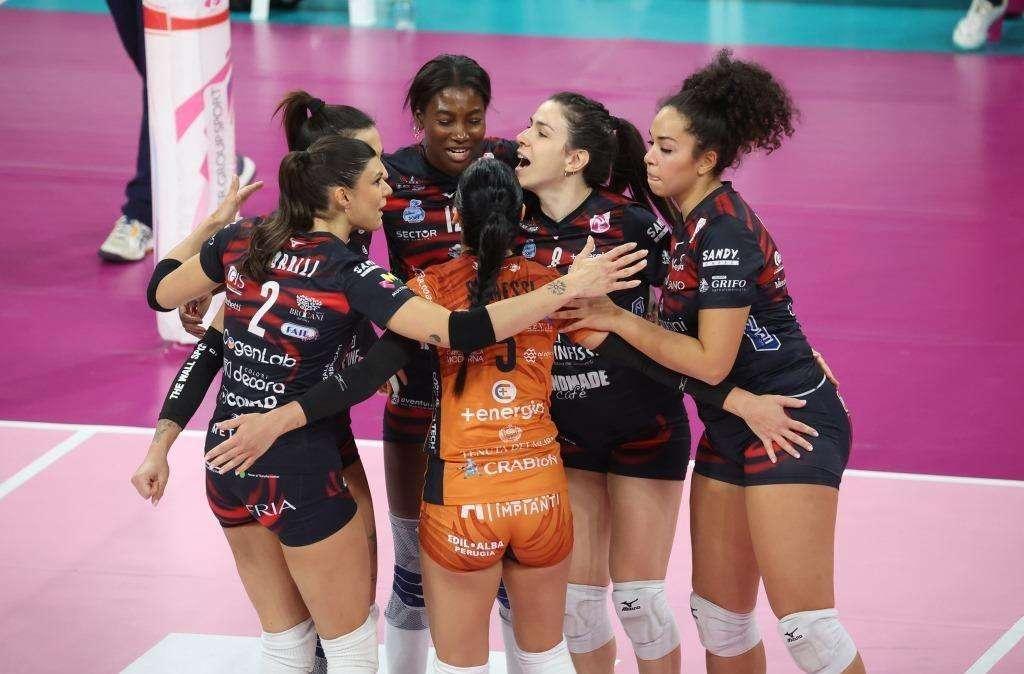 La Bartoccini Perugia batte anche Bologna e consolida il primato nell'A2 di volley femminile 