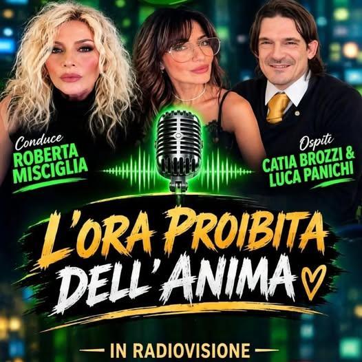 Mercoledì 7 alle 21 su RGS radio la trasmissione "L'ora proibita dell'anima": con Roberta Misciglia anche Luca Panichi e Catia Brozzi