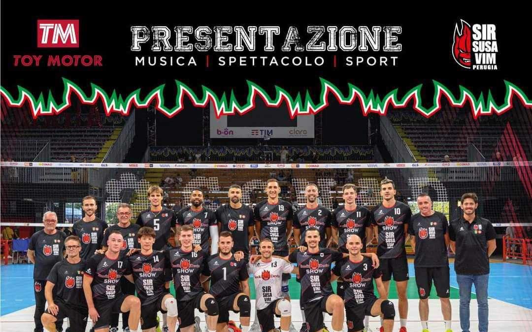 Oggi pomeriggio la presentazione della nuova Sir Susa Vim Perugia