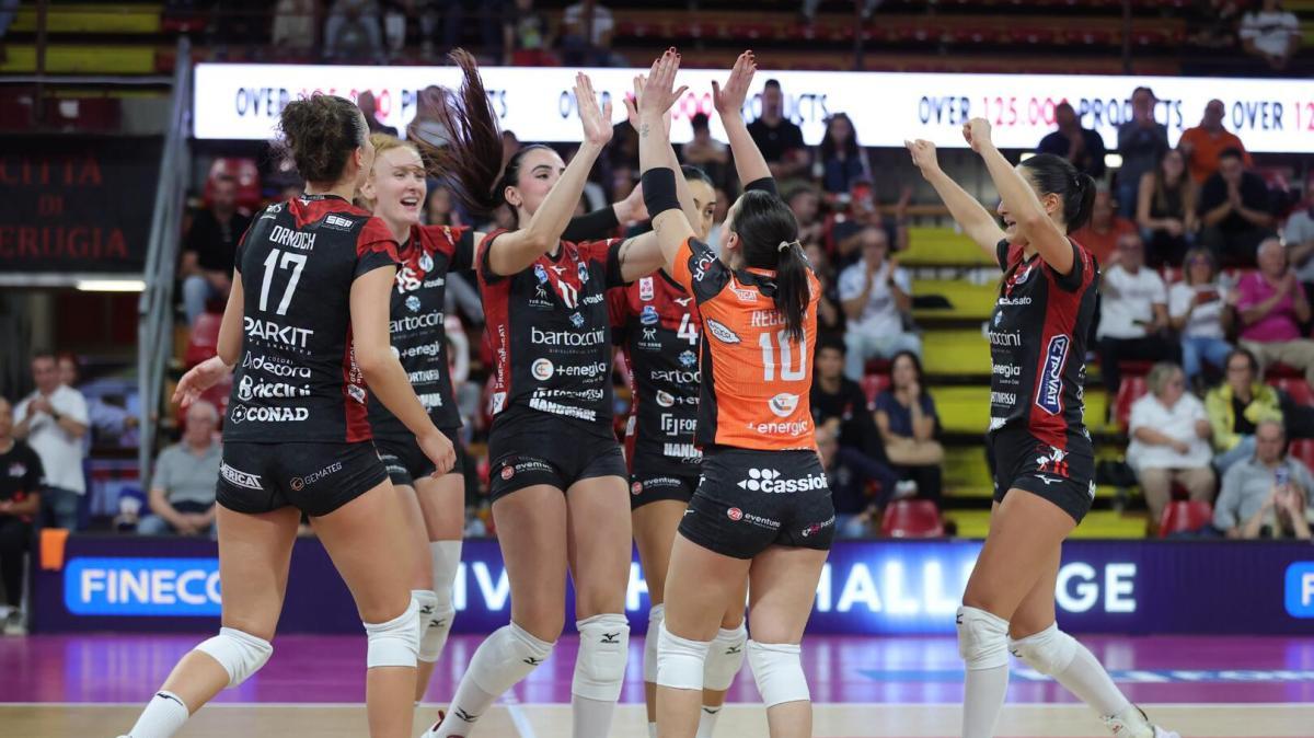 La Bartoccini Perugia questa domenica (ore 17) in casa contro la capolista Padova per l'A2 di volley femminile