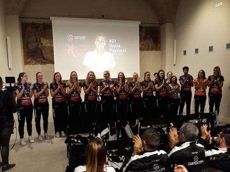 Presentata la Bartoccini Perugia in vista del prossimo campionato di A1 femminile di volley