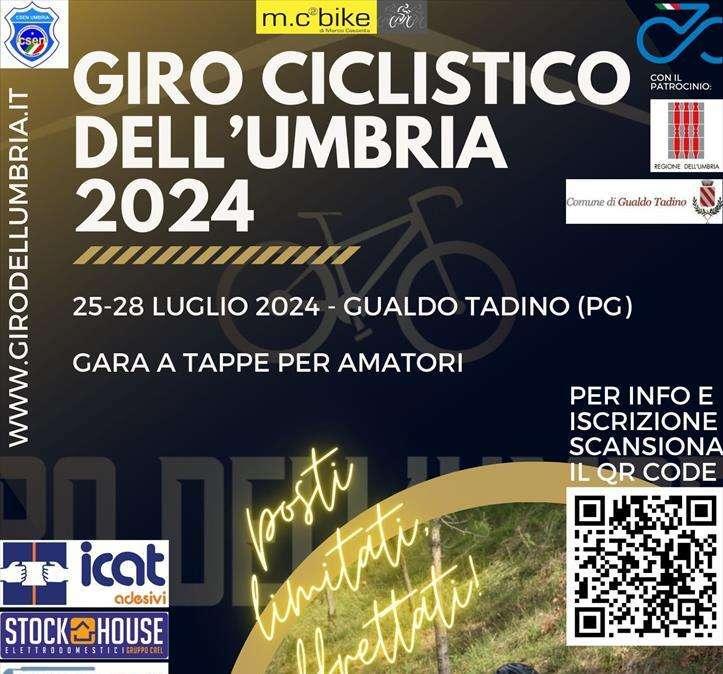 Dal 25 al 28 luglio torna il Giro dell'Umbria di ciclismo a tappe: si corre a Gualdo Tadino